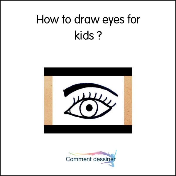 How to draw eyes for kids